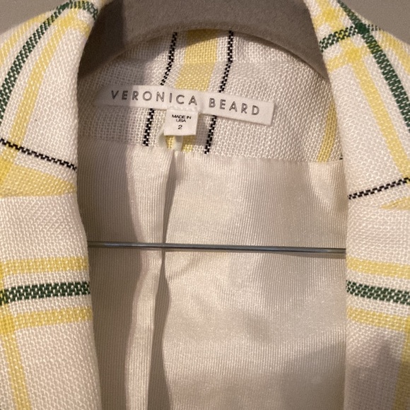Veronica Beard Yellow Green Schoolboy Blazer| Sz 2 - Picture 6 of 12